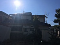 外壁塗装工事をするお宅の施工前の外観写真