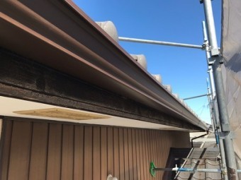 雨樋交換工事施工後の様子