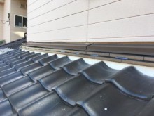 屋根漆喰工事施工後