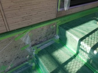 色分け 養生作業 マスキングテープ
