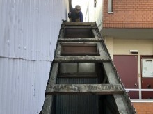 波トタン 骨組み 補強