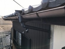 雨樋交換工事施工前の様子