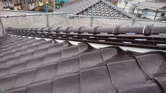 漆喰 瓦止め 施工後