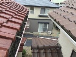 雨樋の施工前