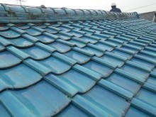 春日井市の雨漏れしているお宅の大屋根の瓦屋根