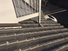 定期点検にお伺いした下屋根の写真