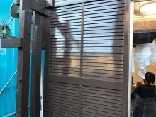 外壁塗装工事完工の様子