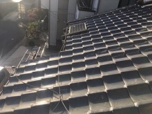 定期点検にお伺いした下屋根の写真