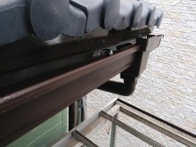 雨樋交換工事完工の様子