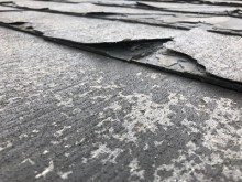台風被害をうけたお宅の屋根の様子