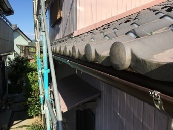 雨樋交換工事施工後の様子