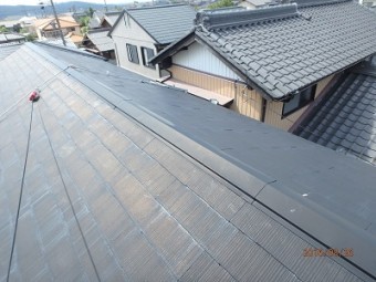 貫板交換工事の施工前写真