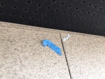 外壁のクラック補修の施工後