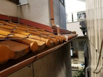 自然災害雨樋現状