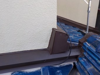 雨押さえ板金交換の完工