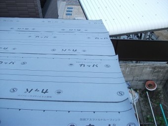 カバー工法 防水シート