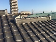 一宮市 屋根 漆喰 施工前