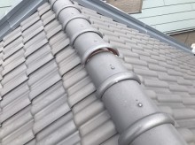 台風被害 棟瓦 浮き