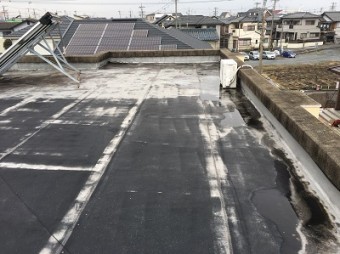 屋上 シート防水 現状