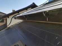 一宮市 自然災害 雨樋 ゆがみ 施工中