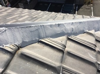 棟組み換え 施工中 シルガード