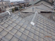 経年劣化により漆喰が剥がれたお宅の施工完了の様子