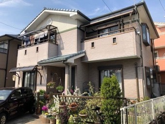 外壁塗装前の様子