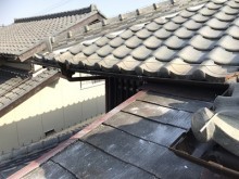 雨水が漏れてしまうお宅の雨樋交換工事施工後の様子