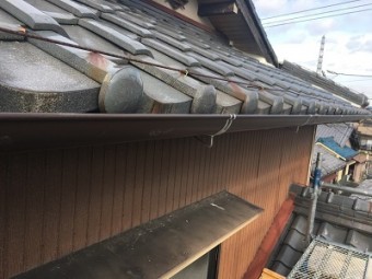 雨樋交換工事完工の様子