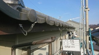 犬山市 雨樋交換 施工中