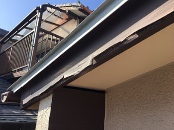 破風木部 劣化 剥がれ