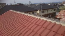 下地の弱った棟の組み直し工事施工前の様子