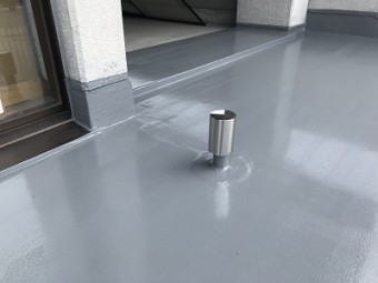 防水 通気緩衝工法 完成
