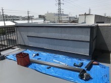 下地 樹脂 施工中