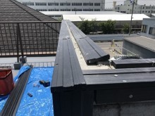 樹脂 下地 施工中