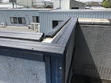 樹脂 下地 施工中