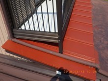 トタン屋根錆び止め塗布