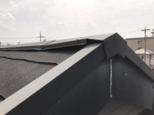 屋根棟部分浮き②