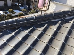 漆喰 棟 施工前