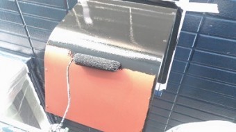 一宮市 外壁塗装 施工中