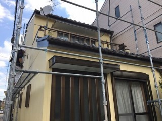 外壁塗装後の全体写真