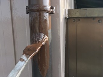 春日井市 雨樋 塗装