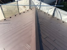 金属屋根 施工後