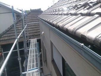 雨樋交換前の様子