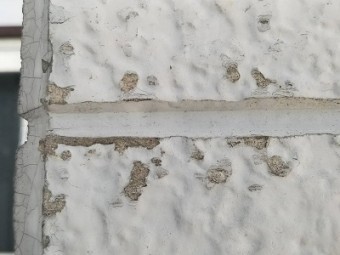 塗膜の剥がれ写真