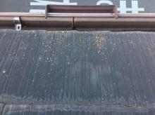 屋根塗装10年経過の屋根施工