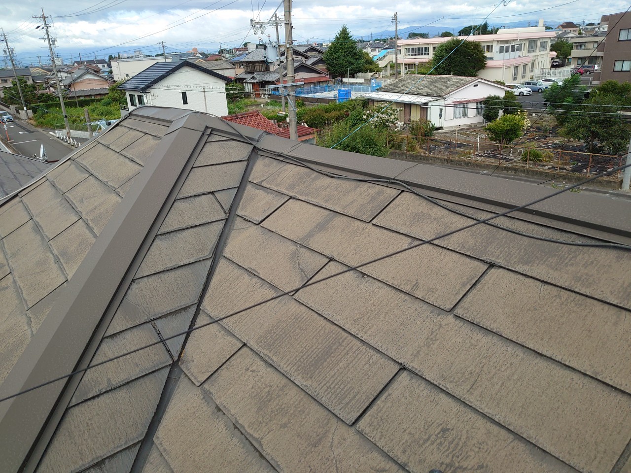 江南市にて家屋無料診断後 屋根の棟板金工事を行いました 春日井市 一宮市で屋根のお手入れ メンテナンスなら街の屋根やさん