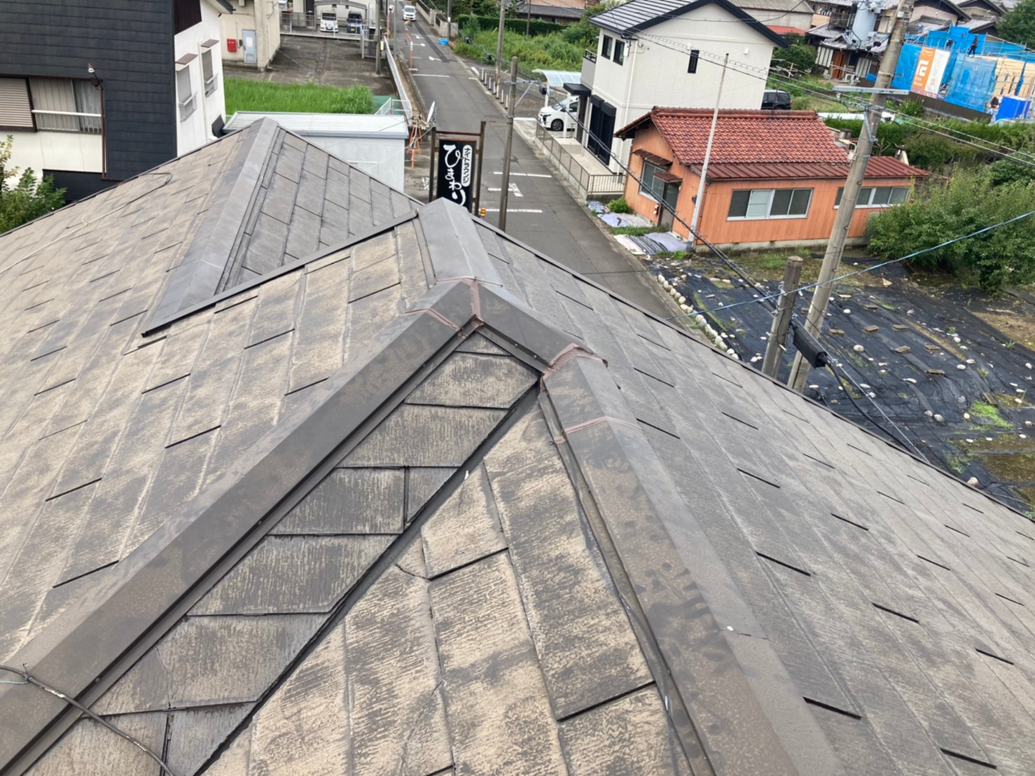 江南市にて家屋無料診断後 屋根の棟板金工事を行いました 春日井市 一宮市で屋根のお手入れ メンテナンスなら街の屋根やさん