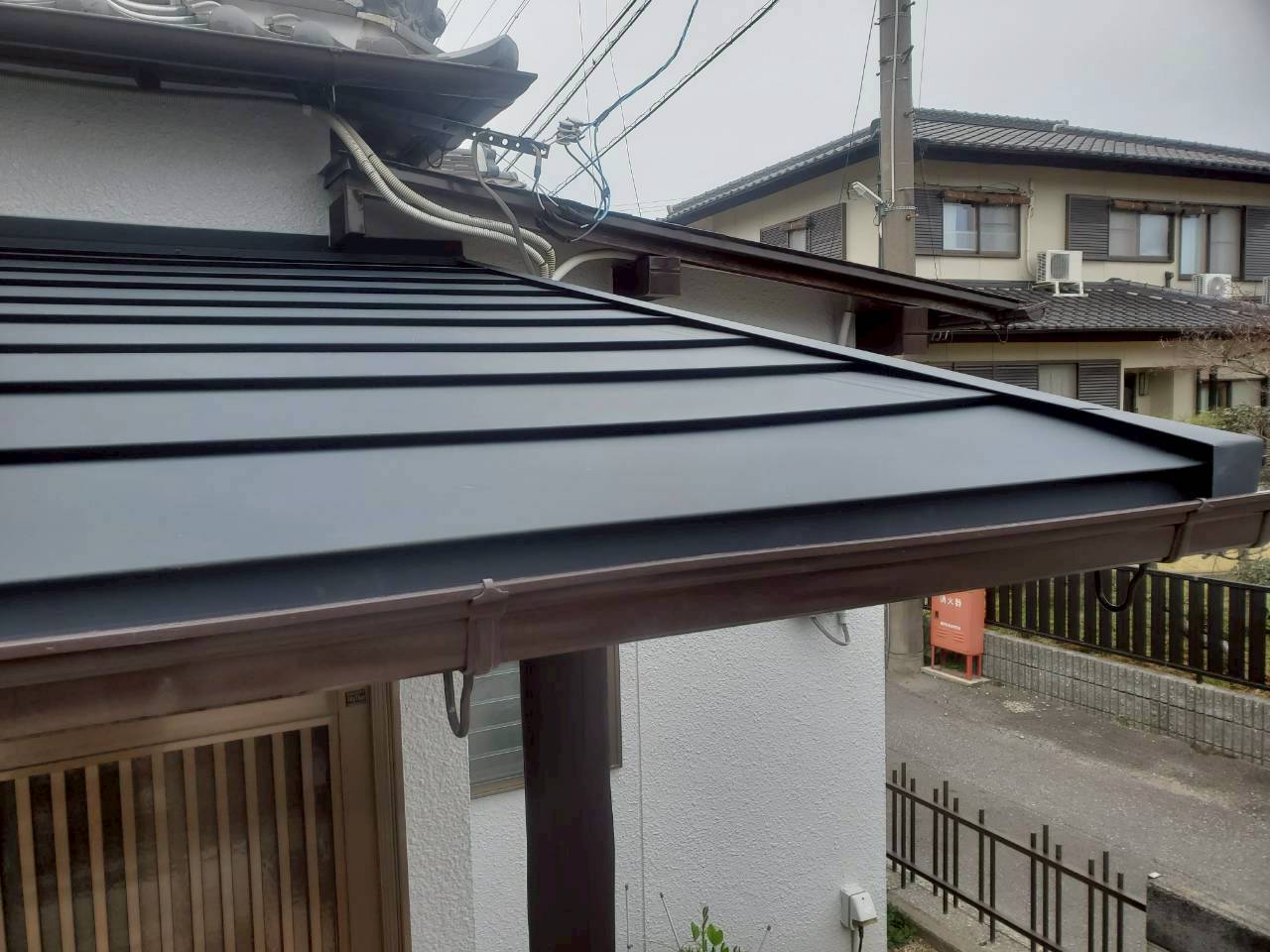 重ね張り　施工後