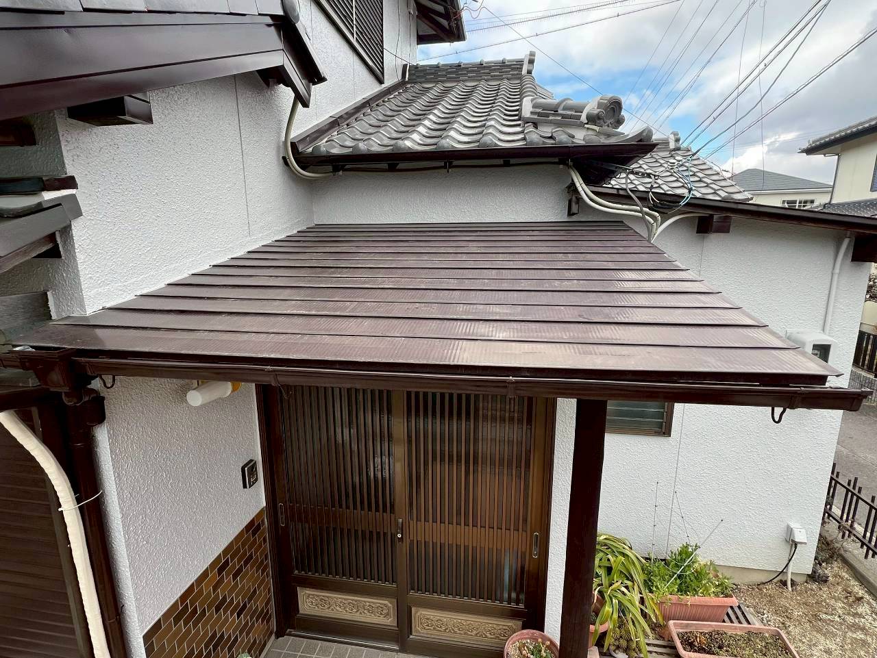 重ね張り　施工前